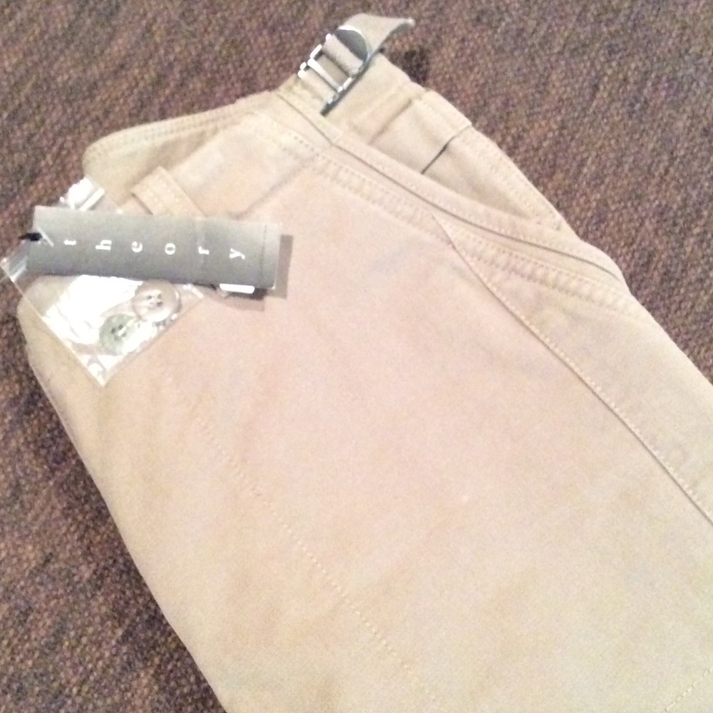 NWT Theory Fanyana Brown cargo Pants - size 6